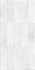 Керамическая плитка Cersanit Плитка Carly рельеф кирпичи декорированная светло-серый 29,8х59,8 