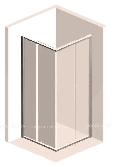 Душевой уголок Vincea Garda VSS-1G9010CL 100x90 см хром, стекло прозрачное - изображение 8