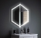 Зеркало Corozo Теор 70 см SD-00000922 белое c подсветкой - 2 изображение
