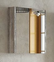 Зеркальный шкаф Corozo Верона 75, серый