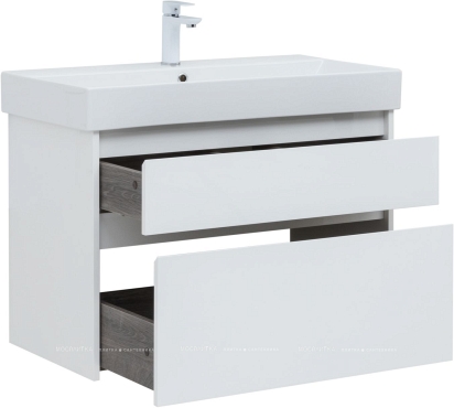 Комплект мебели для ванной Aquanet Nova Lite 85 см 249936, белый - 4 изображение
