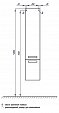 Шкаф-пенал Aquaton Ария с бельевой корзиной, белый глянец - изображение 7