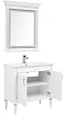 Комплект мебели для ванной Aquanet Селена 90 белый/серебро - 3 изображение