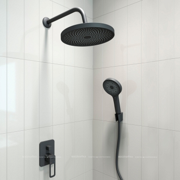 Смеситель Iddis Slide SLIBL00i67 для ванны с душем, черный - 3 изображение