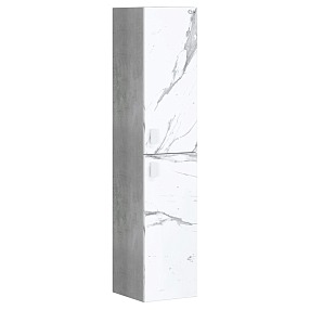 Шкаф-пенал Onika Марбл 30 см 403076 мрамор / камень бетонный