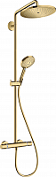 Душевая стойка Hansgrohe Croma Select S 280 1jet 26890990 с термостатом, полированное золото