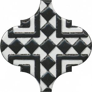 Декор Арабески глянцевый орнамент 6,5х6,5 