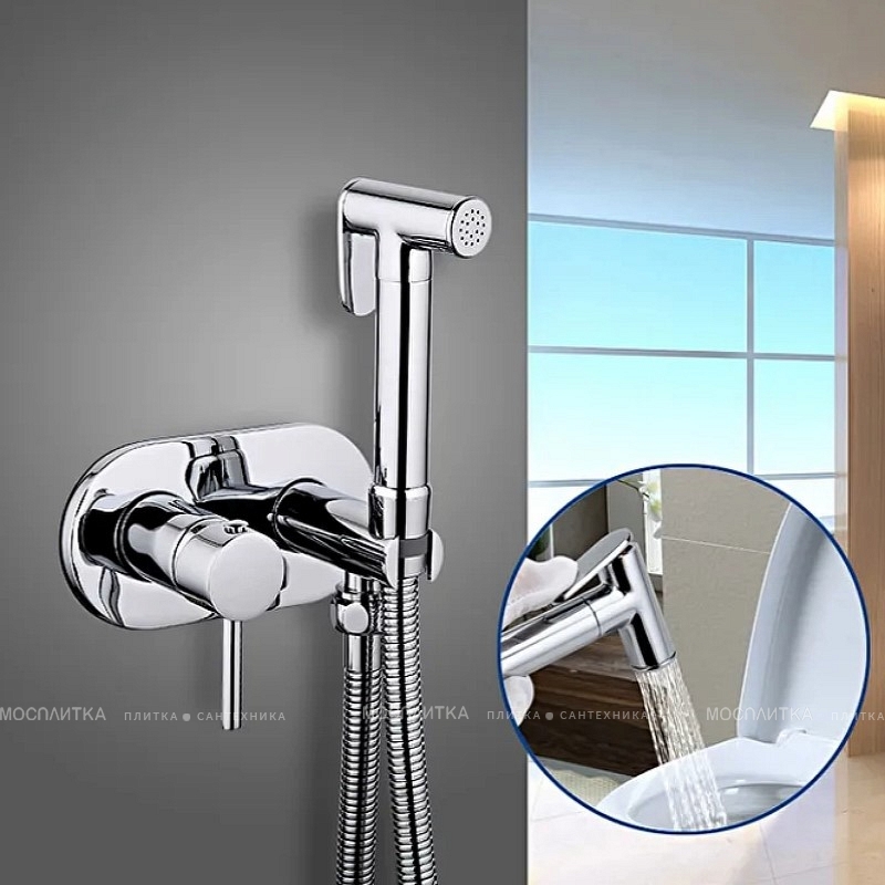 Гигиенический душ со смесителем Haiba HB5515, хром - изображение 2