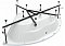 Акриловая ванна Aquanet Vista 150x150 см - 8 изображение