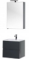 Комплект мебели для ванной Aquanet Алвита 60 серый антрацит - изображение 3