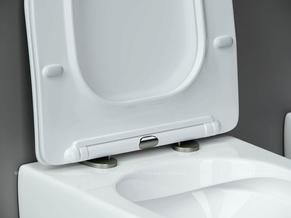Комплект подвесной безободковый унитаз Ceramica Nova Metropol Rimless с крышкой-сиденьем CN4002 + инсталляция Creto Standart 1.0 - изображение 10
