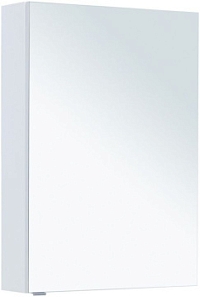 Зеркальный шкаф Aquanet Алвита New 60 Белый матовый1