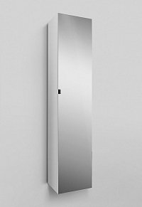 Шкаф-пенал Am.Pm Spirit 2.0 M70ACHMR0356WG подвесной, правый, 35 см, зеркальный фасад, белый глянец