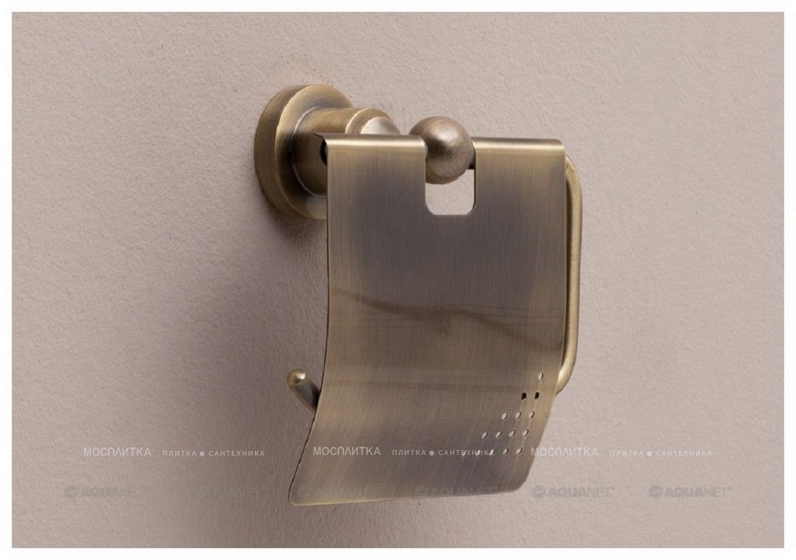 Держатель туалетной бумаги Aquanet 3886, бронза - изображение 3
