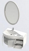 Комплект мебели для ванной Aquanet Сопрано 95 L распашн. двери белый - изображение 7