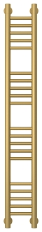 Полотенцесушитель водяной Сунержа Богема+ 120х15 см 032-0220-1215 матовое золото - изображение 2