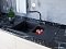 Смеситель Paulmark Essen Es213011-BLMCR для кухонной мойки, черный металлик / хром - 2 изображение