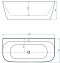 Акриловая ванна Allen Brau Priority 170x78 2.31003.20/PWM белая/папирус - изображение 3