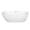 Акриловая ванна 180х85 см Sancos Single FB07 белая - изображение 2