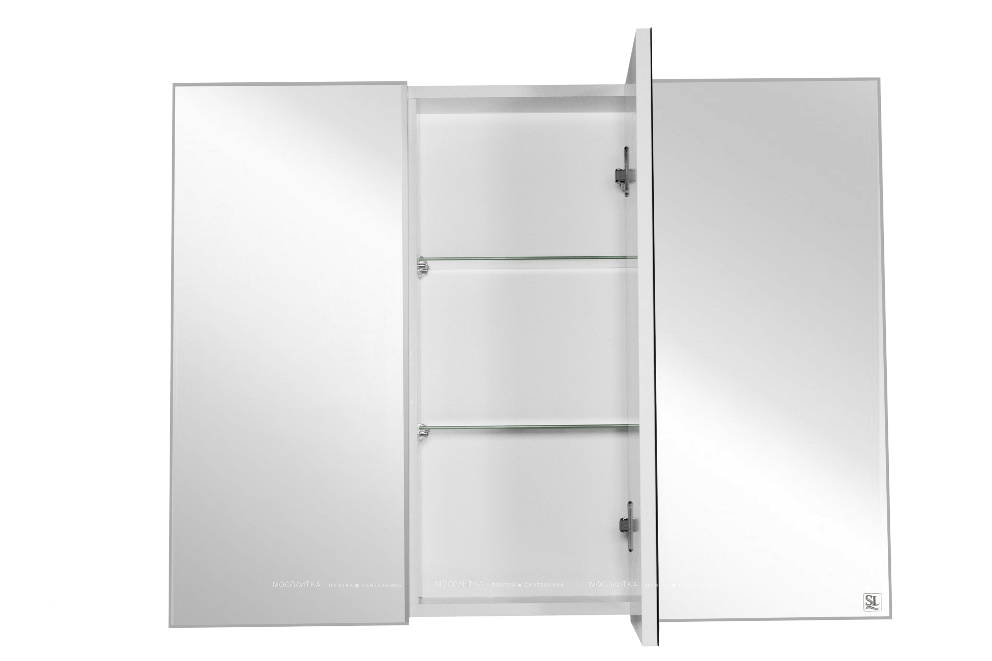 Зеркальный шкаф Style Line Альтаир 90 см ЛС-000010059 трюмо, белый - изображение 3