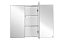 Зеркальный шкаф Style Line Альтаир 90 см ЛС-000010059 трюмо, белый - 3 изображение