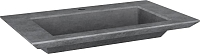 Раковина Jorno Incline Inc.08.80/P/Bet/JR 80 см из бетона, черная матовая1