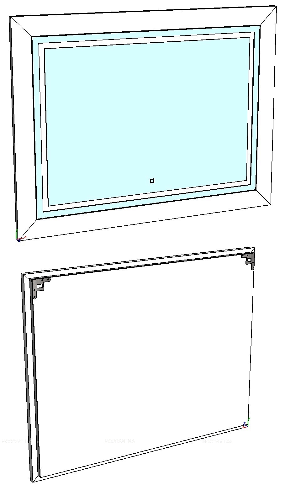 Зеркало Corozo Классика 120 LED SD-00000815,белый - изображение 6