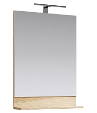 Зеркало Aqwella Foster 60 см FOS0206DS дуб сонома с подсветкой
