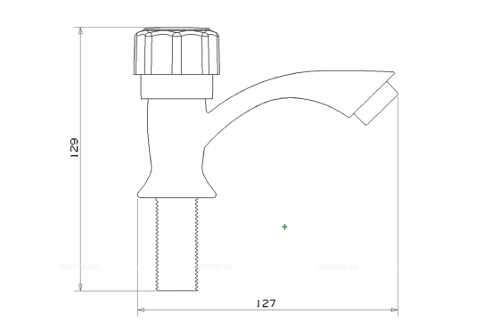 Кран для кухонной мойки РМС PL3-269F белый - 5 изображение