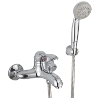 Смеситель для ванны Veragio Grazia VR.GRA-3501.CR монокомандный, с ручным душем, хром