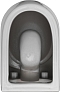 Унитаз подвесной безободковый Creto Logan L5 1005-001-L6W с крышкой-сиденьем микролифт, белый - изображение 19