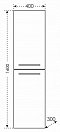 Шкаф-пенал СаНта Вегас 40 526005 напольный/подвесной, с бельевой корзиной - 2 изображение
