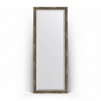 Зеркало в багетной раме Evoform Exclusive Floor BY 6105 78 x 198 см, старое дерево с плетением