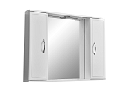 Зеркальный шкаф Stella Polar Концепт 90/C SP-00000131 90 см с подсветкой, белый