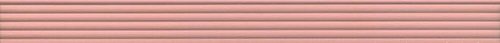 Керамическая плитка Kerama Marazzi Бордюр Монфорте розовый структура обрезной 3,4х40