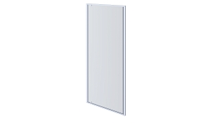 Душевая дверь Aquatek 90х200 см AQ ARI PI 09020CH профиль хром, стекло прозрачное