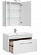 Комплект мебели для ванной Aquanet Августа 100 белый - изображение 2