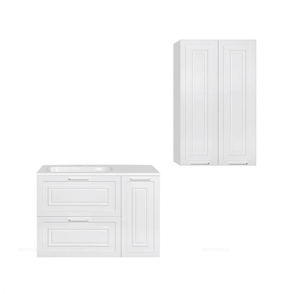 Подвесной шкаф Style Line Альба 600 Люкс белый - изображение 4
