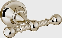 Крючок двойной Cezares Olimp DHK-02-M цвет бронза, ручки металл
