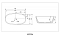 Раковина Abber Rechteck 60 см AC2206MG серая матовая - изображение 4