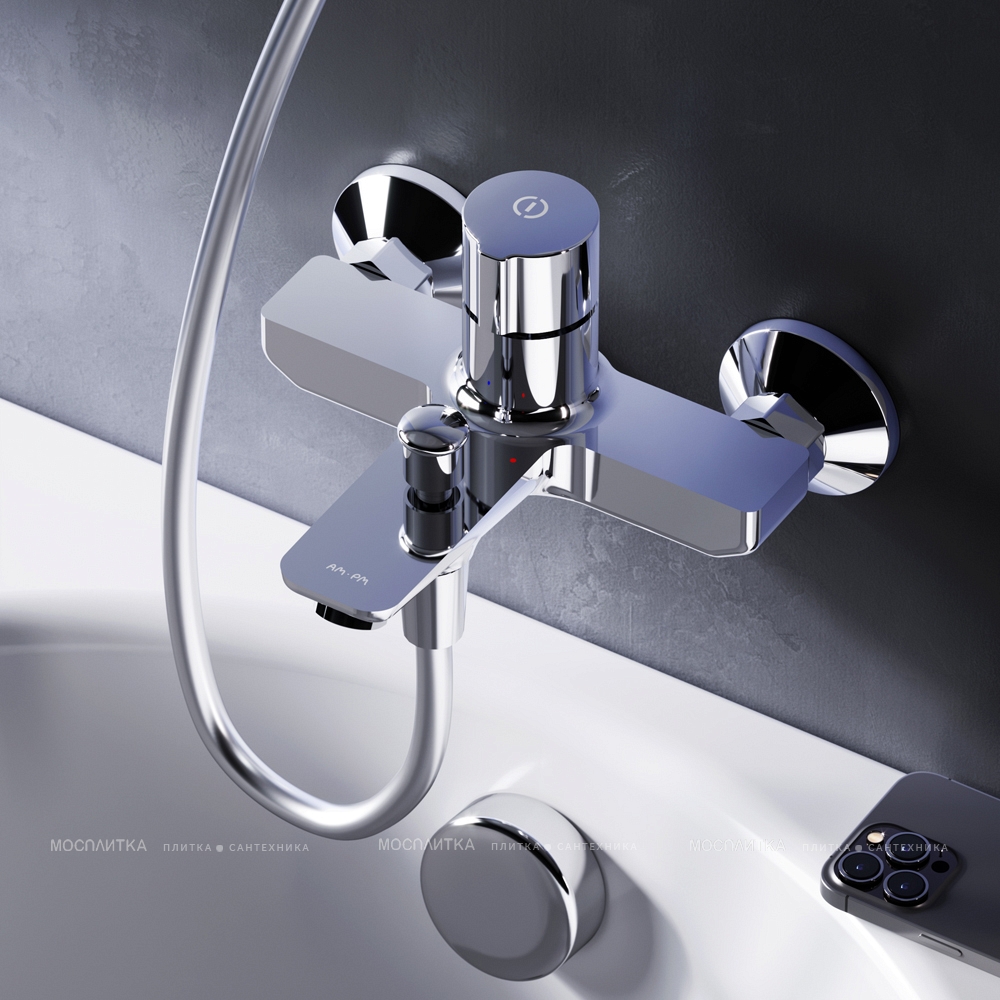 Смеситель для ванны с душем Am.Pm X-Joy F85A10500 хром глянец - изображение 2