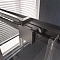 Душевая дверь Veconi Premium Trento PTD-30GR, 140х200, брашированный графит, стекло прозрачное - изображение 6