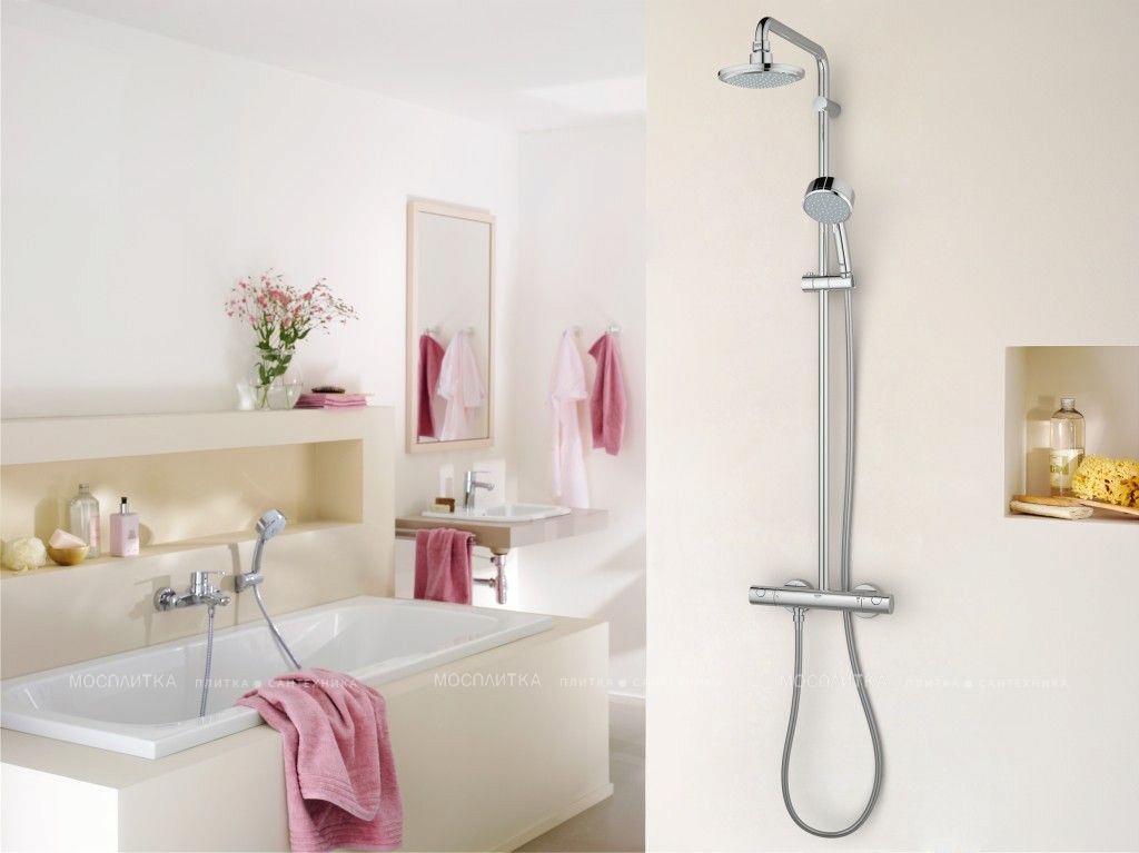 Смеситель Grohe Eurostyle Cosmopolitan 33591002 для ванны с душем - изображение 5
