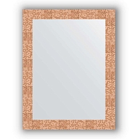 Зеркало в багетной раме Evoform Definite BY 3178 66 x 86 см, соты медь