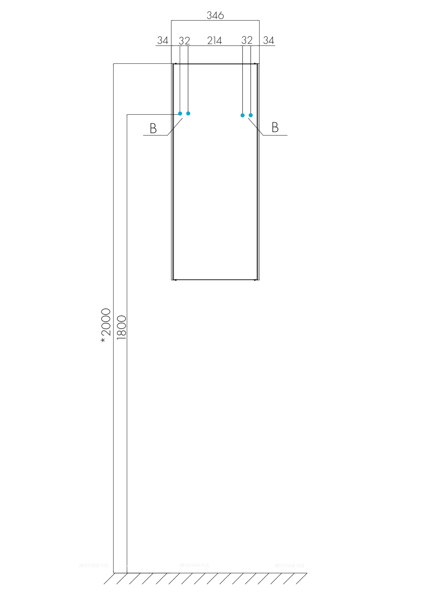 Подвесной шкаф 35 см Aquaton Асти 1A262903AX010, глянцевый белый / ясень шимо - изображение 4