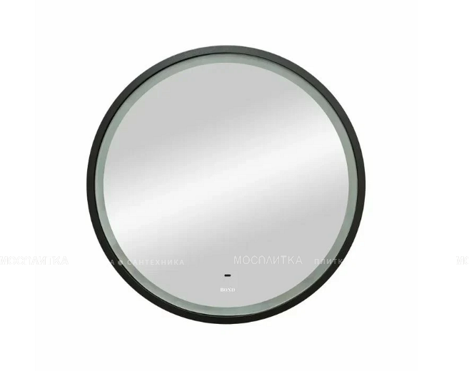 Зеркало Bond Circle 60 см M60ZE-6060 черное с подсветкой - изображение 2