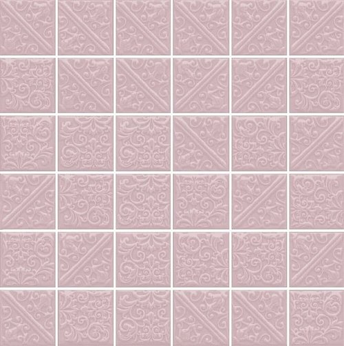 Керамическая плитка Kerama Marazzi Плитка Ла-Виллет розовый светлый 30,1х30,1