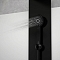 Душевая кабина Black&White Galaxy 90х90 см G8702 черный профиль, стекло прозрачное - изображение 4