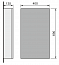 Зеркальный шкаф Raval Kub, Kub.03.40/W, 40 см - изображение 4