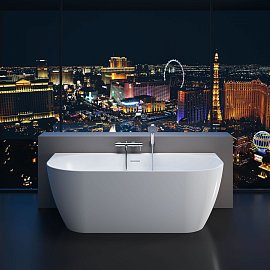 Акриловая ванна Art&Max Ovale 170х80 см AM-OVA-1700-800, белый